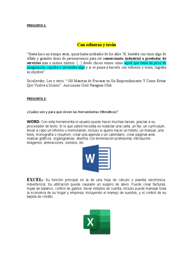 Ejercicio 1 | PDF | Crecimiento personal y profesional | Ciencias sociales