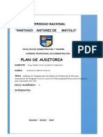 VASO DE LECHE - Estructura Del Informe Auditoría de Cumplimiento.