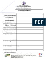 Action Research Proposal Template