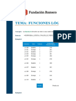 Funciones Lógicas - Ejercicio