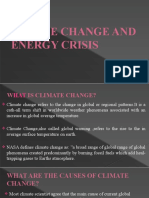 Climate Change and Energy Crisis