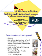 The Role of Writers in Nation Building