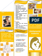 Folder - Aleitamento