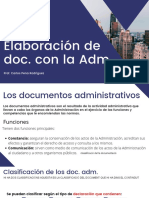 Elaboración de Documentación Con La Adm. 2