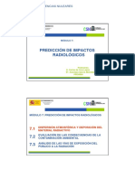 Actuantes en Emergencias Nucleares. TEMA 07. Protección de Impactos. Presentaciones