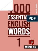 4000 Essential English Words 1 2nd-Answer Key