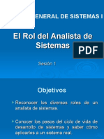 CLASE 1 EL ROL DEL ANALISTA DE SISTEMAS LIAM-1 Septiembre 18-1