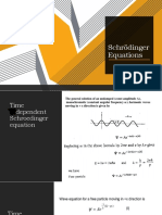 Schroedinger Equations