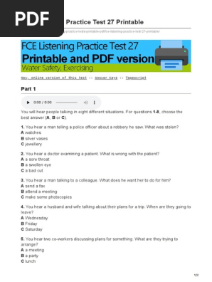 engexam.info-FCE Listening Practice Test 27 Printable