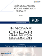 Innovación, Desarrollos Tecnológicos y Mercados Globales-Clase 5