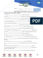 Present Perfect Simple VS Continuous and Past Perfect Simple VS Continuous