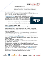 Skillelectric 2023 - Entry Stage Guidance: Why Must I Complete It Independently?