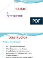 Constructors: Destructor