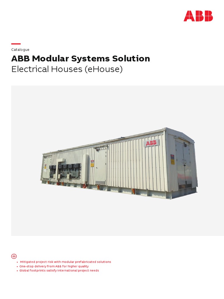 ABB Integrated eHouse Solutions Overview | PDF | Electric Power ...