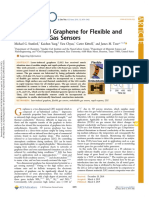 Laser-Induced Graphene For Flexible and Embeddable Gas Sensors