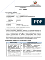 Syllabus Sociedad y Economía 2019 - Iestp Chincha