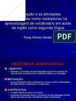 A Interação e As Atividades Pedagógicas Como Mediadores