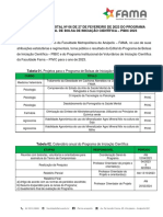 RESULTADO EDITAL No 06 PROGRAMA INSTITUCIONAL DE BOLSA DE INICIACAO CIENTIFICA PIBIC 2023