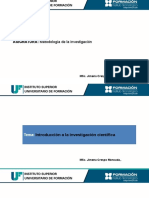 Asignatura: Metodología de La Investigación: Msc. Jimena Crespo Moncada