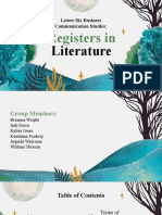 Register in Literature (Communication Studies) CAPE