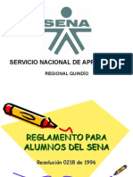 Reglamento Para Alumnos Del Sena