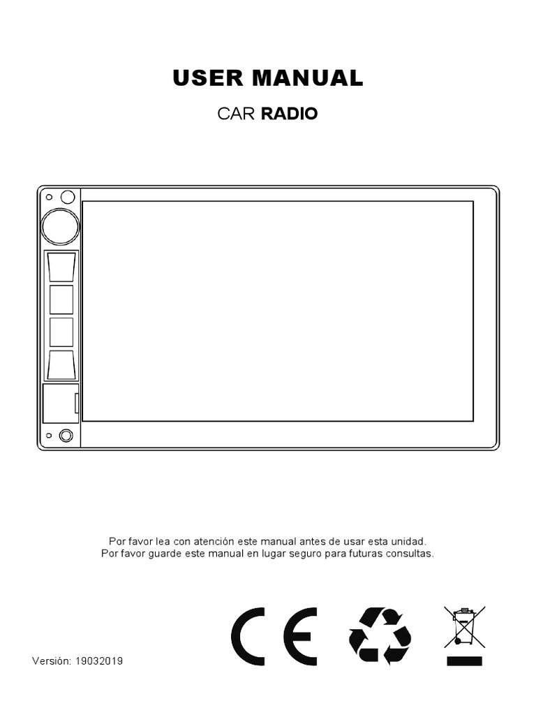 Manual Car Audio BS260 PDF