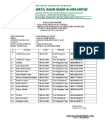 Daftar Hadir KKN 2023