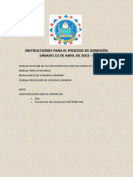 Instrucciones proceso admisión IESPP Cuzco 2023