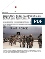 Bases Militares Dos EUA Na América Latina e No Caribe. O Plano Da América Do Sul