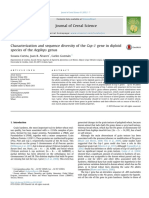 Characterization and sequence diversity of the Gsp-1 gene in diploid species of the Aegilops genus