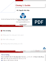 Chương 3. Euclide: GV. Nguyễn Hữu Hiệp