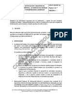 P-GH-SST-02 Notificación y Registro de Incidentes Accidentes de Trabajo y Enfermedades Laborales (Aprobado)