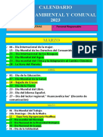 Calendario Cívico Escolar 2023