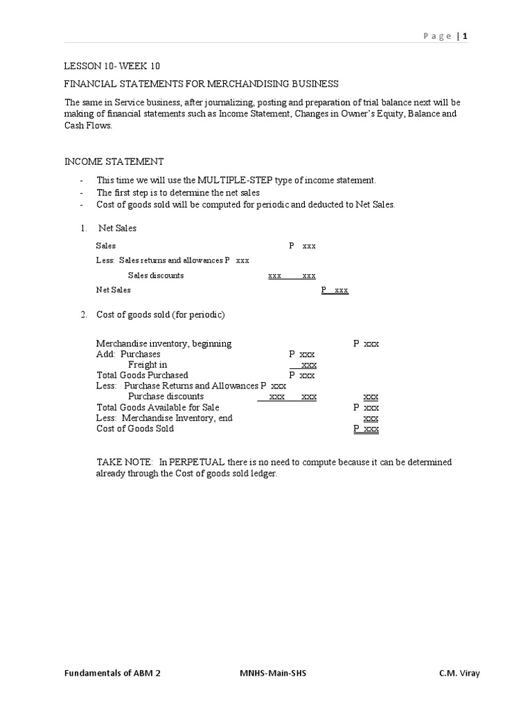 LESSON10 | PDF | Equity (Finance) | Balance Sheet