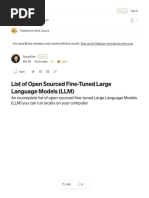 List of Open Sourced Fine-Tuned Large Language Models (LLM) - by Sung Kim - Geek Culture - Mar, 2023 - Medium