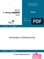Química: Universidade Federal Do Pará Instituto de Tecnologia Oficina de Nivelamento 2023