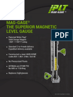 Mag-Gage The Superior Magnetic Level Gauge: Process Level Technology, Ltd. 281.332.6241