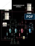 Plano Instrumentación Planta Barranquilla: T.104 T.102 Cap. 364.000 GL