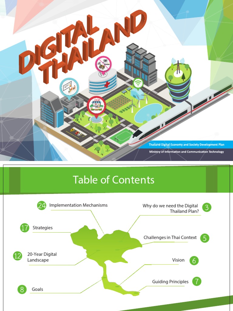 Digital Thailand Pocket Book Pdf E Government Thailand