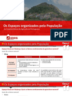 Os Espaços Organizados Pela População: As Características Da Agricultura Portuguesa