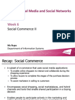 IS2502 Social Media and Social Networks: Week 6