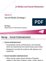 IS2502 Social Media and Social Networks: Week 8