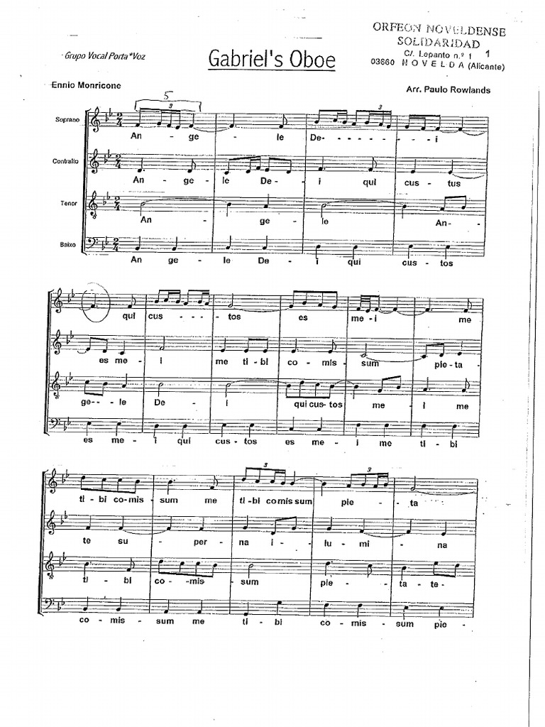 Gabriel Oboe PDF