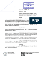 Ministerio de Hacienda: Secretaría de Modernización Del Estado Imv/Fvr/Tsp E1796/2023