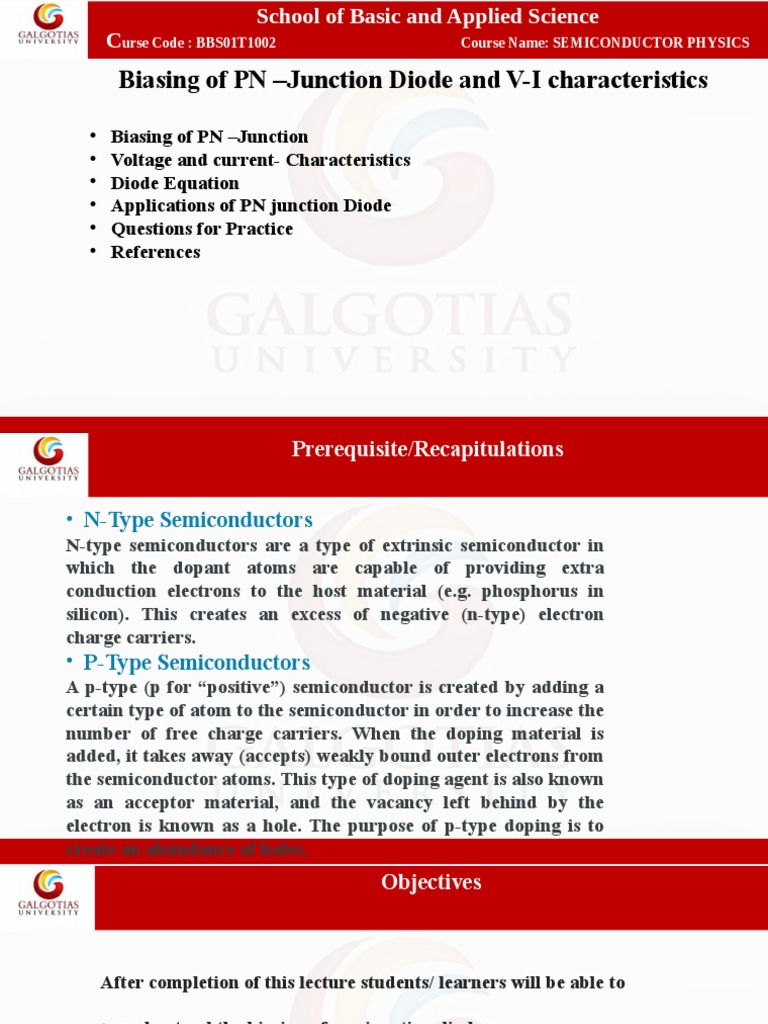 3.3 IV Characteristics of PN Junction Diode-Modified | PDF | P–N ...