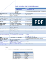 Modified Academic Calendar-Vit