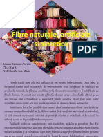 Fibre Naturale, Artificiale Si Sintetice: Roman Ramona-Aurelia Cls.a-X-a A Prof - Chende Ana-Maria