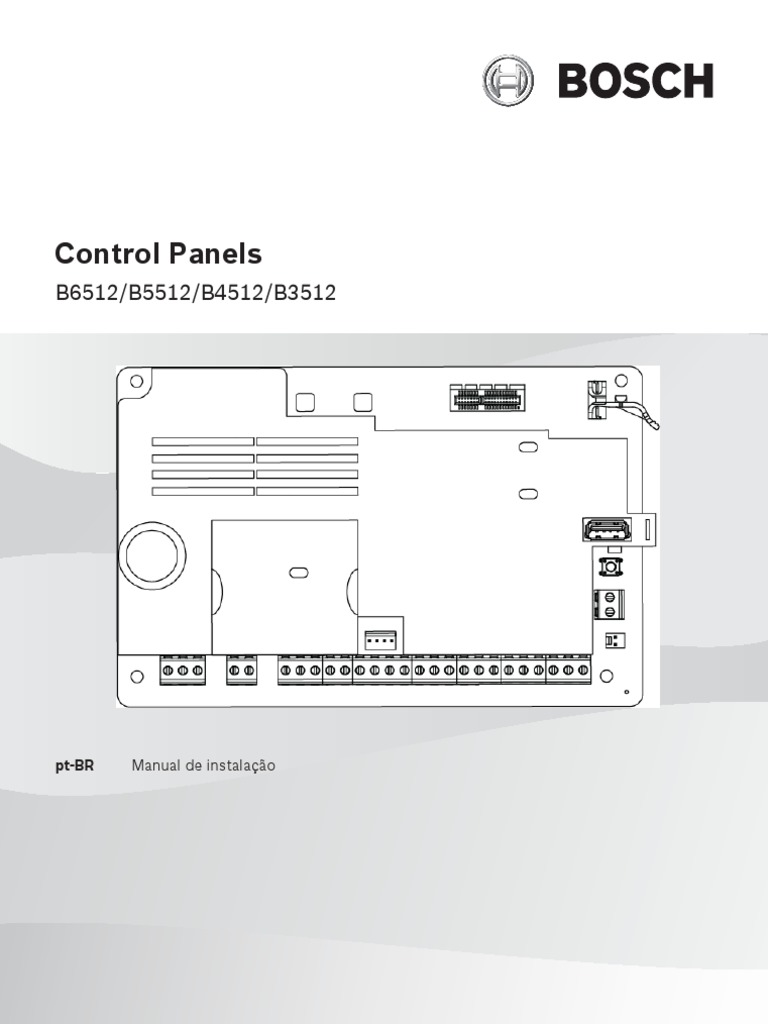 Control Panels: B6512/B5512/B4512/B3512 | PDF | Relâmpago | Rede de ...