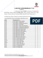 Certificado Calidad Casco Msa Top Gard 38010 1