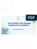 "Sei Donne Che Hanno Cambiato Il Mondo ": by Gabriella Greison